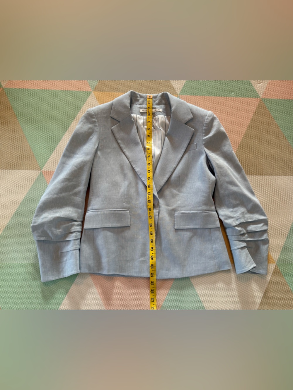 Veronica Beard Aaliyah Dickey Jacket and Matching Jeanne Linen-Blend Pants EUC - Picture 7 of 15